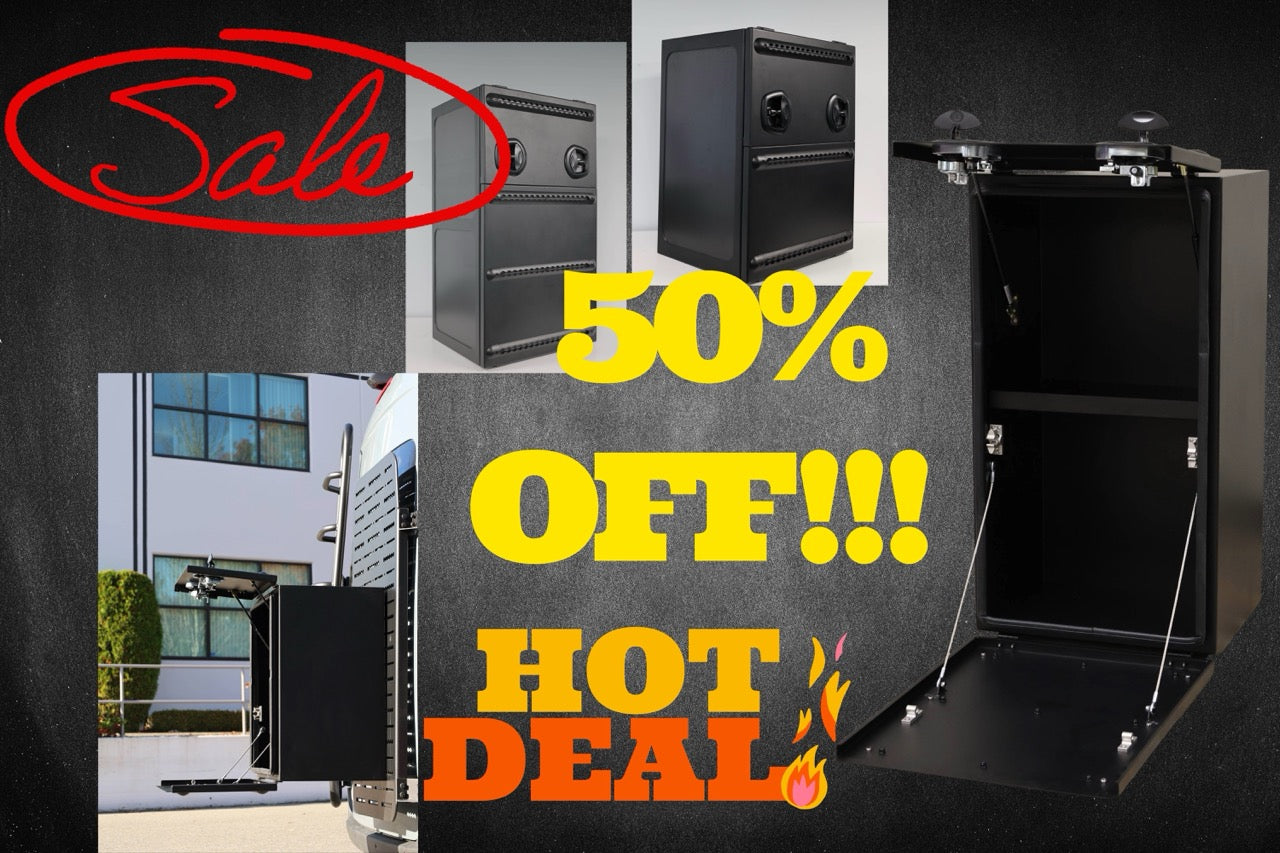 Limited Edition | Split Door Storage Box - Carbon Fiber Version