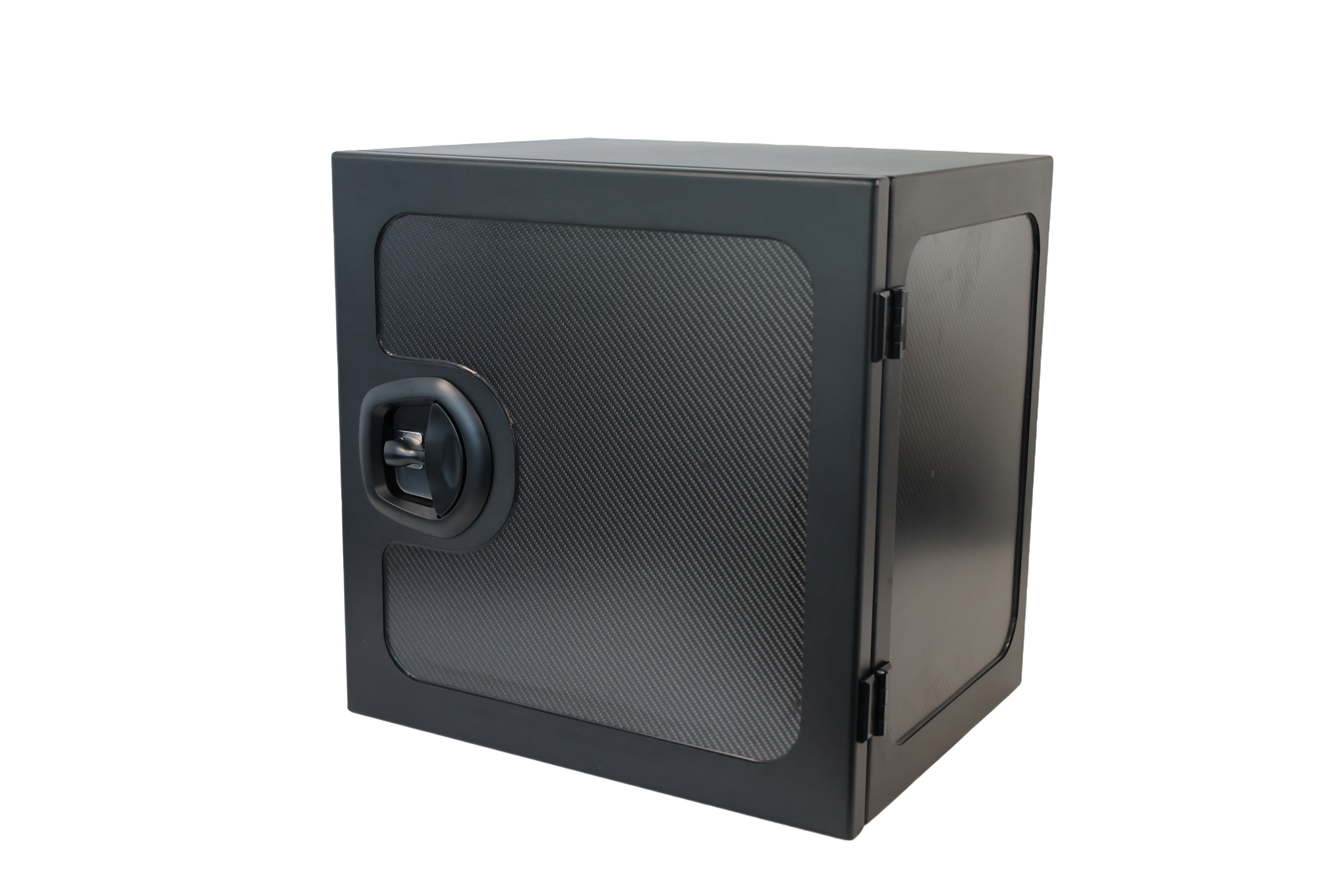 Grande carbon fiber and aluminum camper van storage box