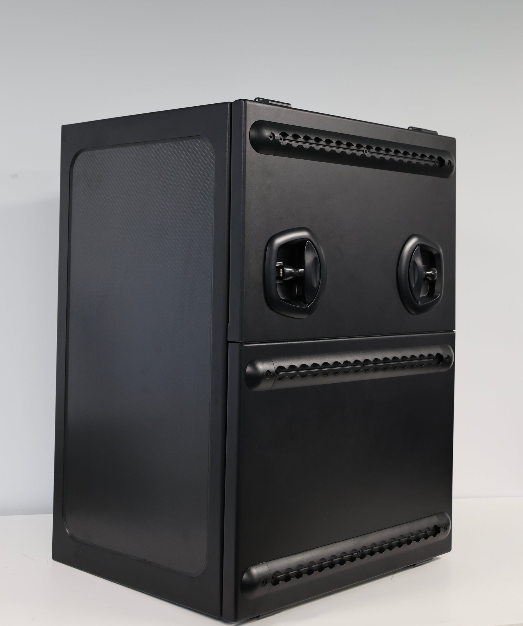 Tec Vanlife carbon-fiber split-door rear storage box with exterior L-track