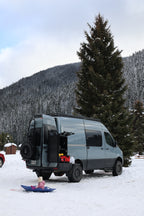 Sprinter Rear Door Aluminum Gear Rack - NO DRILL