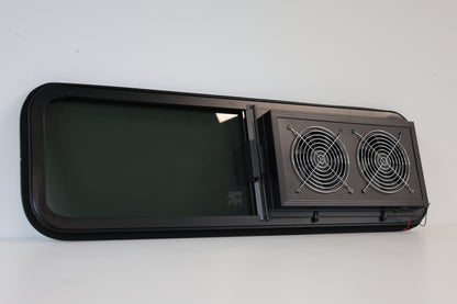 VW1033 Dual-Fan Half Slider Bunk Window