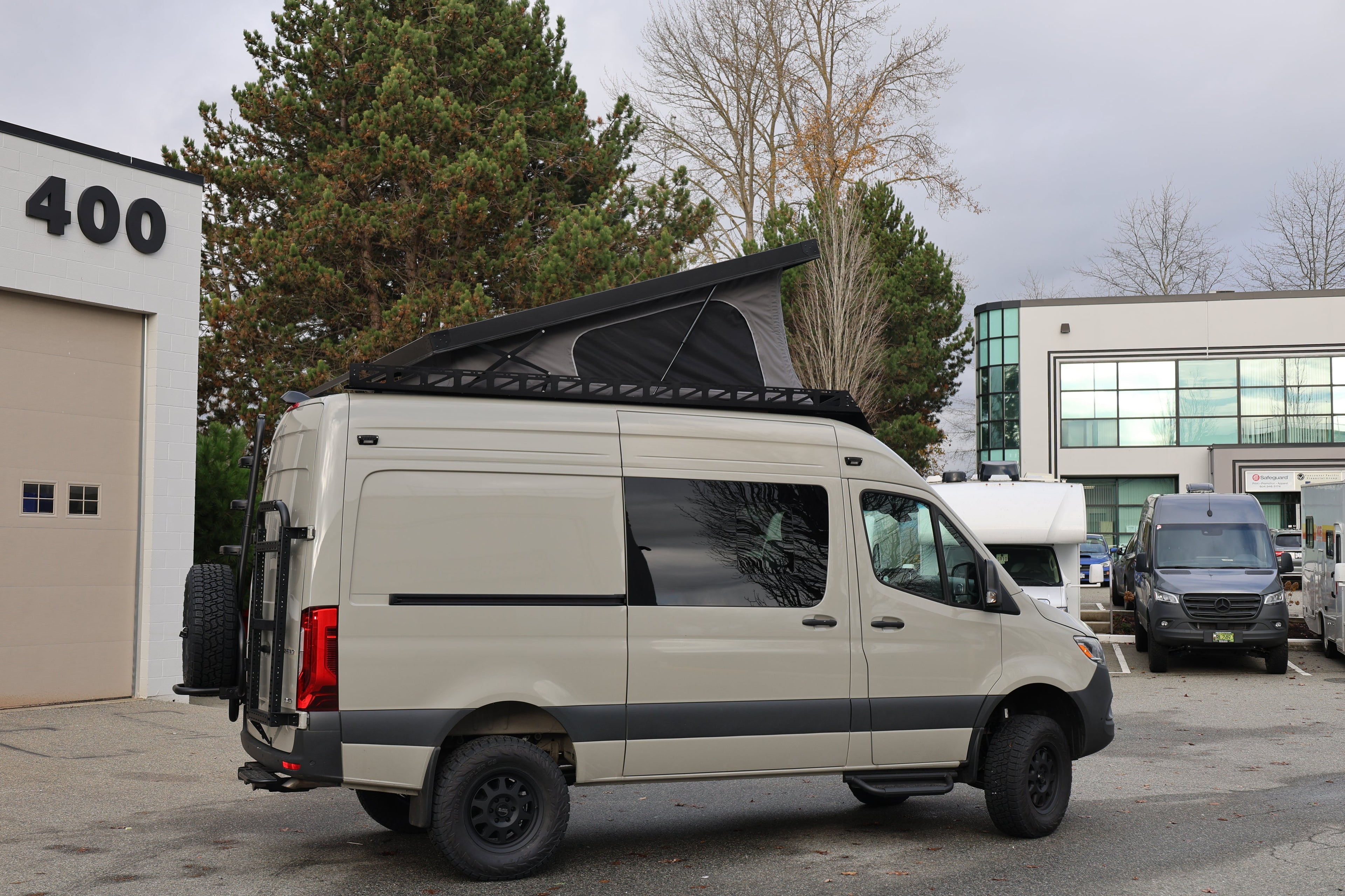 Sprinter Carbon Fiber Roof-Top Tent System