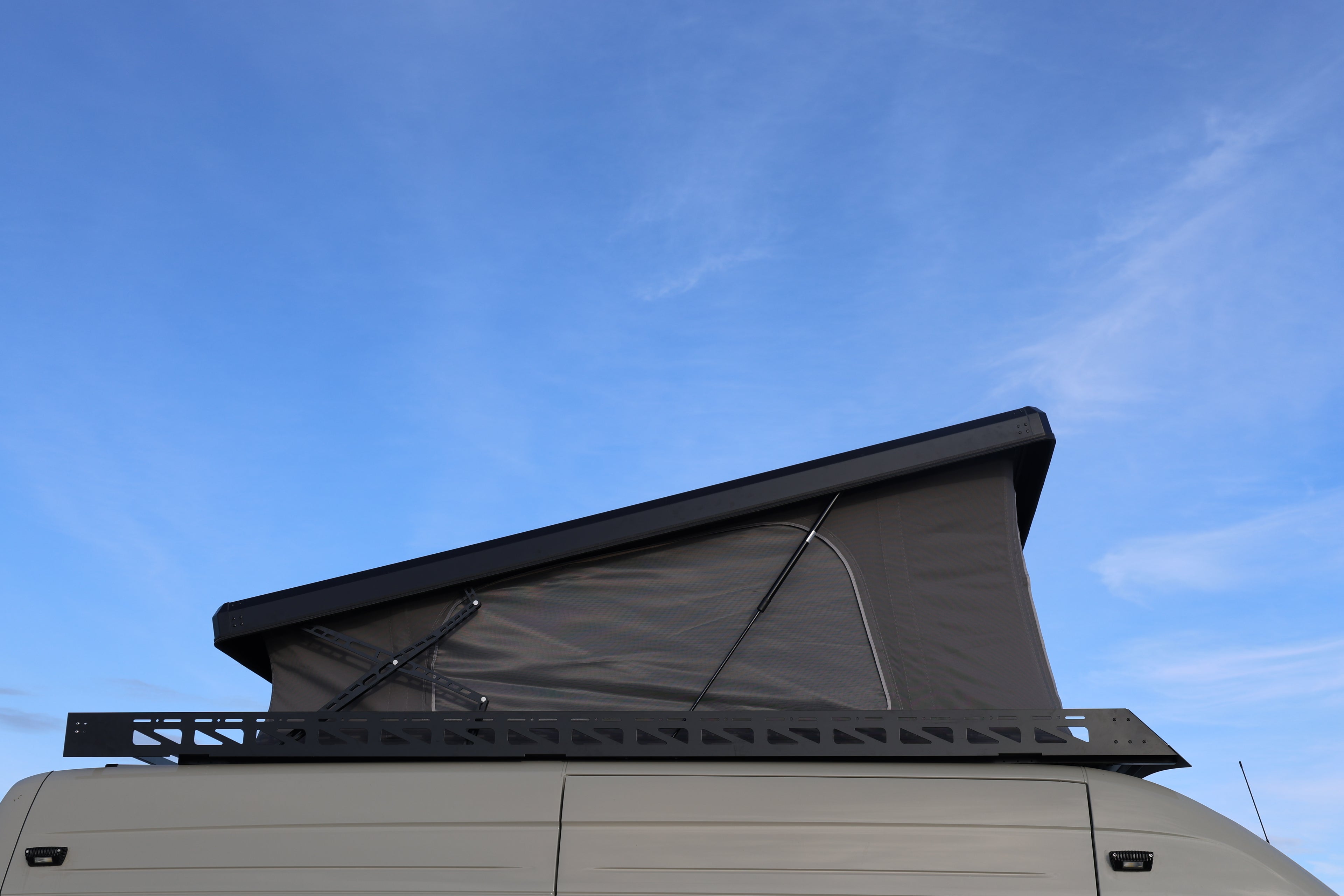 Sprinter Carbon Fiber Roof-Top Tent SystemRoamLabX Sprinter Carbon Roof Tent