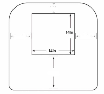 CaveWave C2 SERIES 12V/24V/48V ROOFTOP AIR CONDITIONER 8500-9500BTU (14" x 14" OPENING)