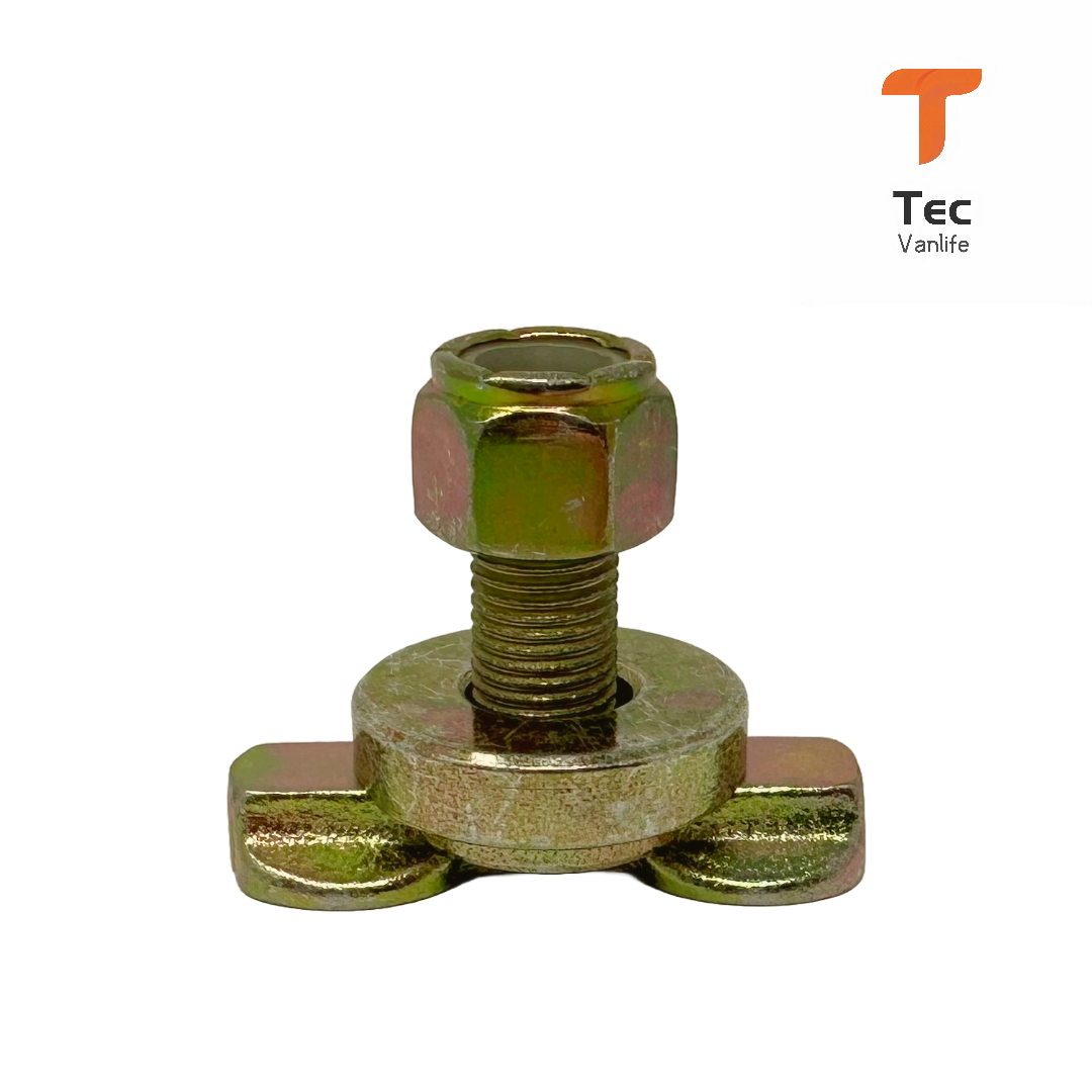 L-Track Double Lug Threaded Stud Fitting | Tec Vanlife