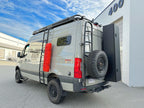 Aluminum camper van long gear storage box