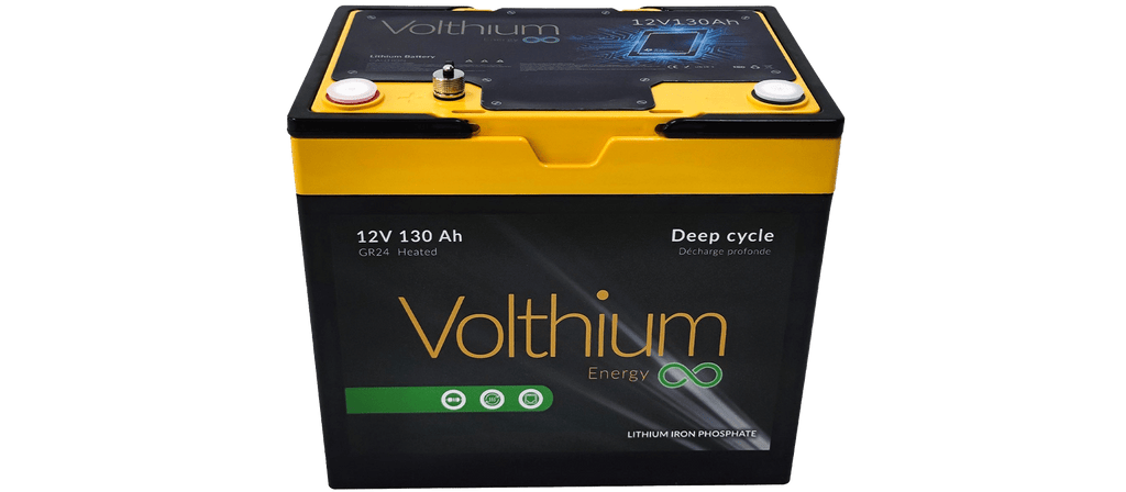 Volthium 12.8 V 130 Ah Battery Self Heating Group 24