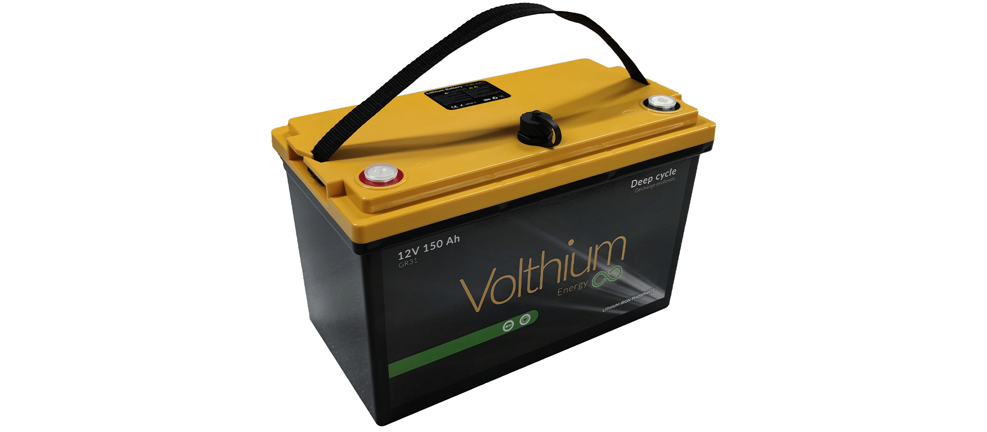 Volthium 12.8 V 150 Ah Battery Self Heating with Soft Start Group 31