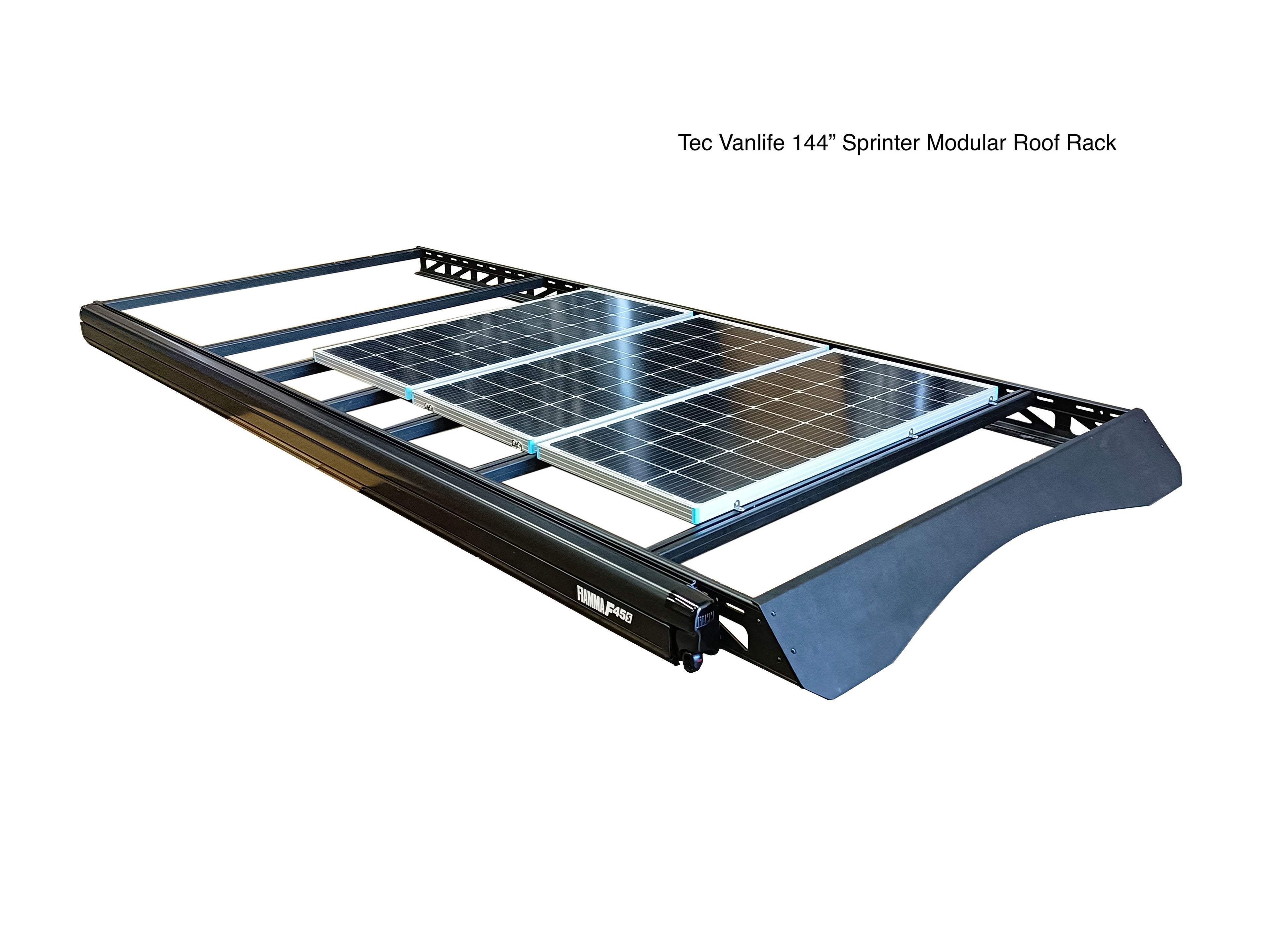 Ford Transit roof rack accessory mounting system