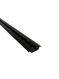 Flanged L Track For Campers - Anodized Matte Black