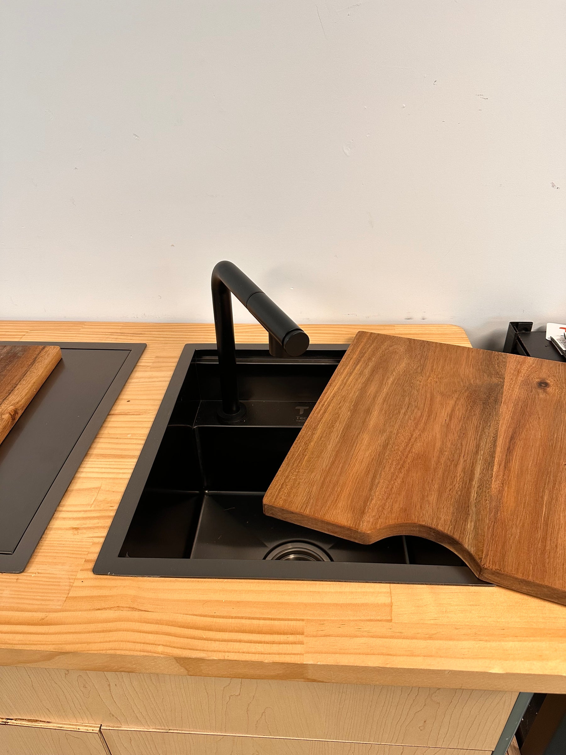 Compact Tec Vanlife hidden sink for a small camper van kitchen