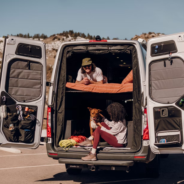 VanEssential Mercedes Sprinter VS30 (2019 - Current) Lower Rear Door Storage Panels (Pair)