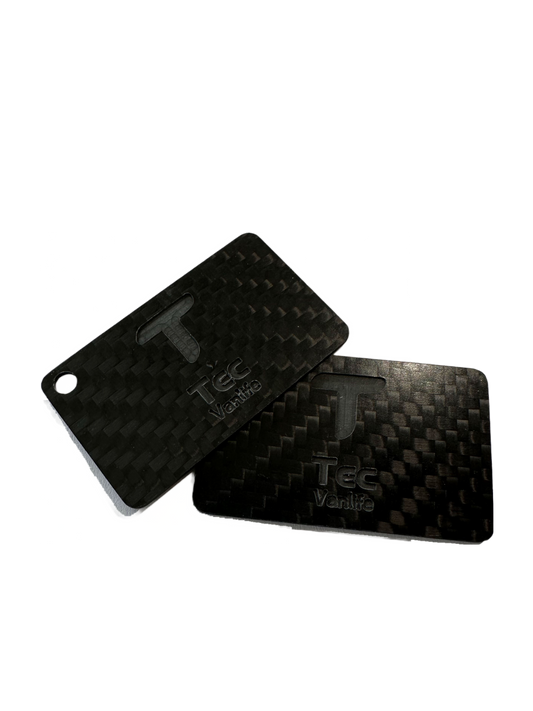 Carbon Fiber Key Chain 1"x2"