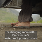 VanEssential Rear Door Shower Screen