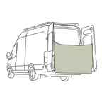 VanEssential Rear Door Shower Screen