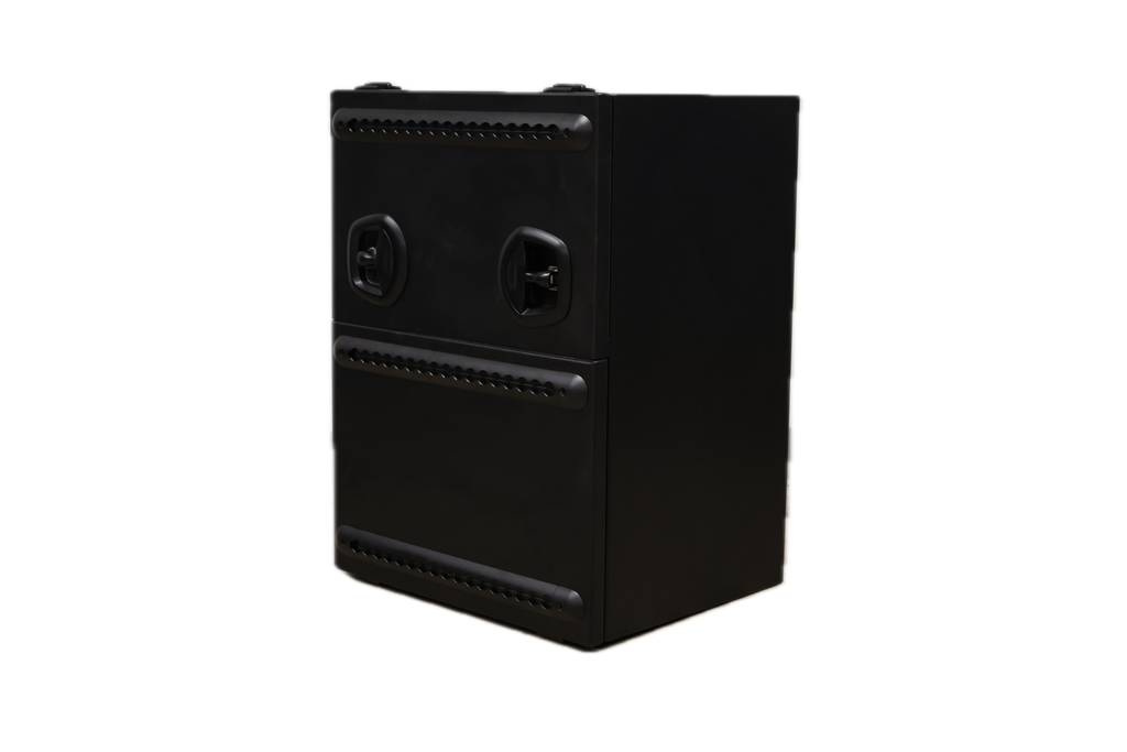Regular aluminum rear door storage box