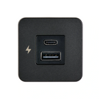 Scanstrut TILE USB-A & C Interior Charging Socket – Black Bezel