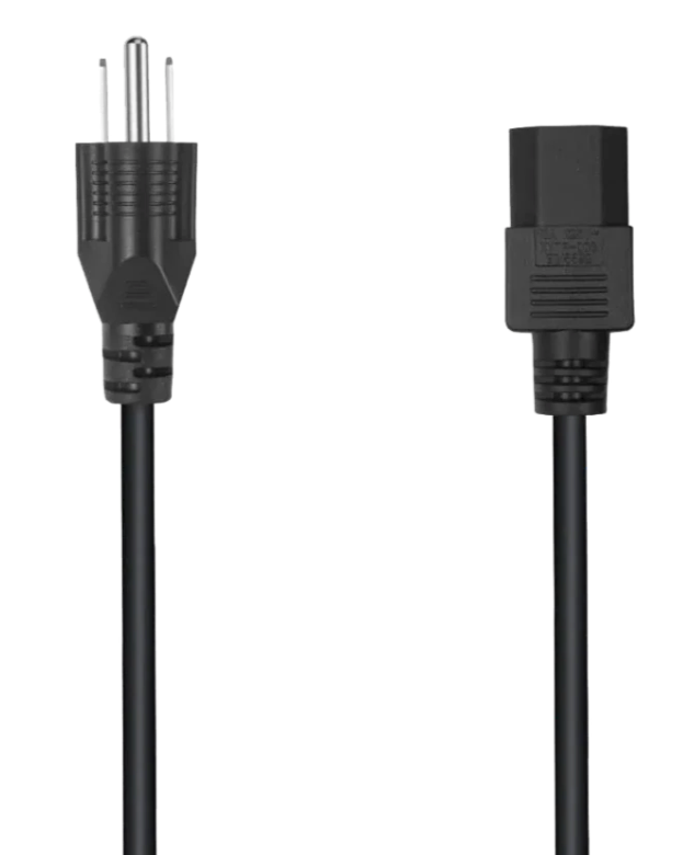 EcoFlow AC Charging Cable (NEMA 5-15P to C13, 1.5m)