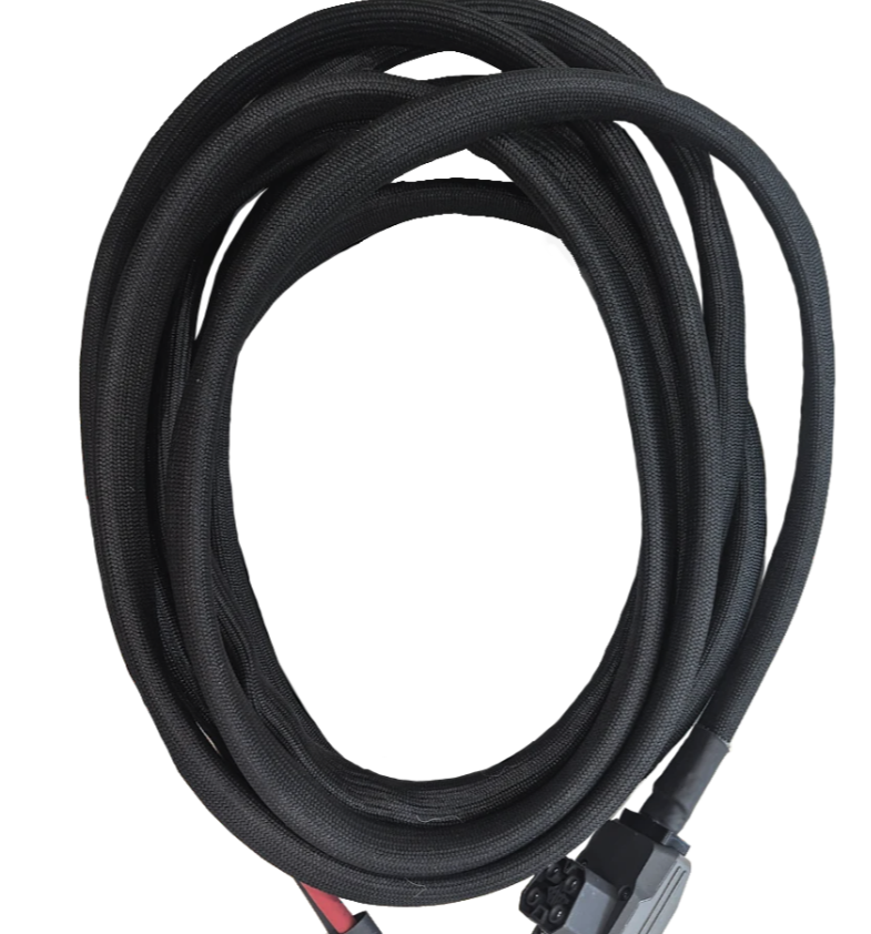 48-Volt Air Conditioner Cable for EcoFlow Power Kits (4-Post to Bare Wire, 20 Foot)