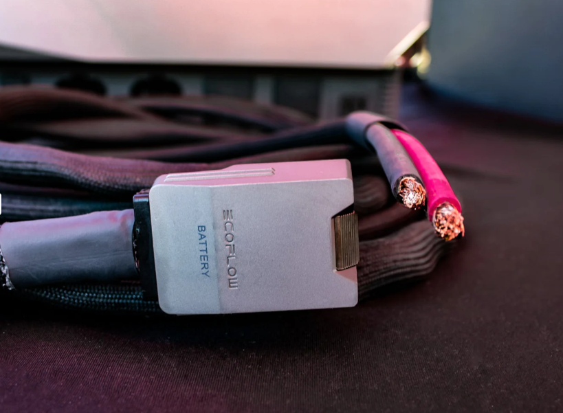 48-Volt Air Conditioner Cable for EcoFlow Power Kits (4-Post to Bare Wire, 20 Foot)