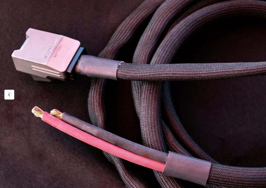 48-Volt Air Conditioner Cable for EcoFlow Power Kits (4-Post to Bare Wire, 20 Foot)