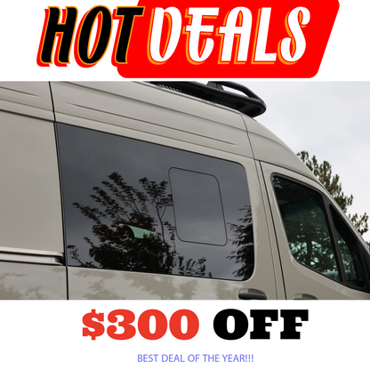Mercedes Sprinter OEM Style Half-Slider Window