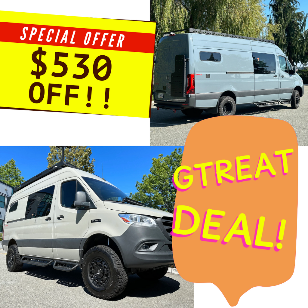 Running Boards - 3-Piece Set for Sprinters - Tec Vanlife
