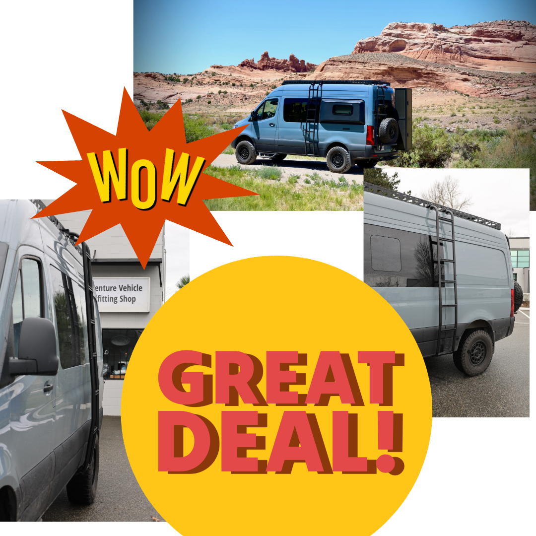 Aluminum Sprinter Side Ladder - High Roof