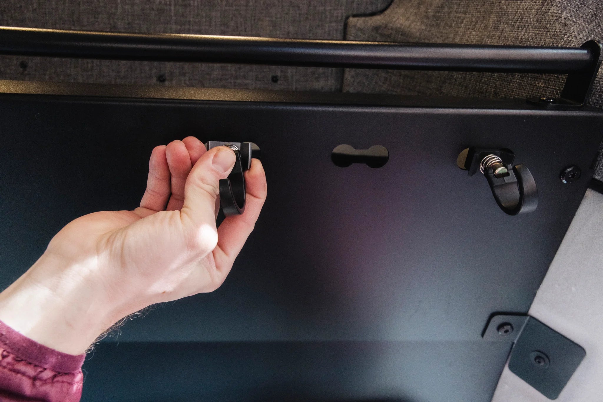 VanEssential Ford Transit Headliner Shelf - Without Grab Handle