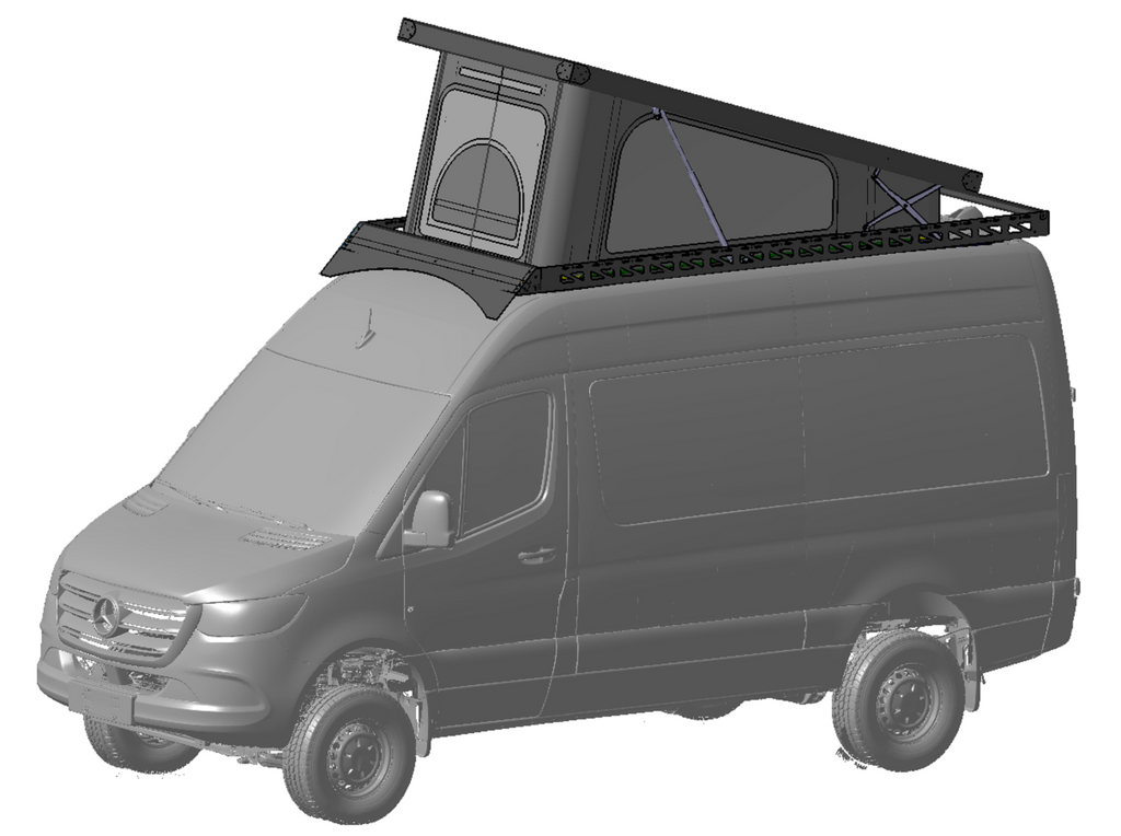 Sprinter Carbon Fiber Roof-Top Tent System