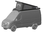 Sprinter Carbon Fiber Roof-Top Tent System