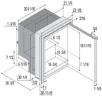 Fridge-freezer, C115i Airlock, Vitrifrigo