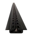 Flanged L Track For Campers - Anodized Matte Black