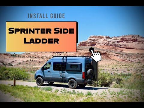 Aluminum Sprinter Side Ladder - High Roof