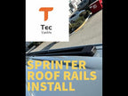 Sprinter Roof Rails / Roof Tracks | BLACK