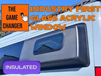 Glass & Acrylic Dual Pane Camper Windows 700x300mm (27.56"x11.81")