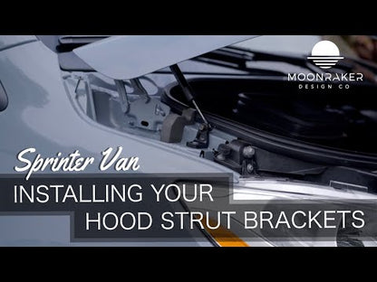 Moonraker Sprinter Van Hood Strut Kit | Tec Vanlife Edition