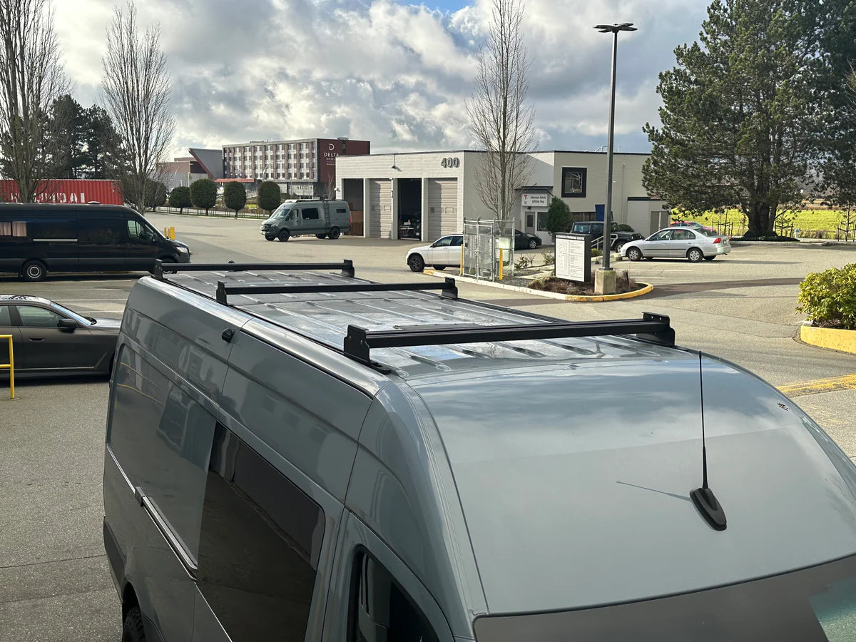 Sprinter roof rails and Tec Vanlife Sprinter Roof Bar Set (3pc)