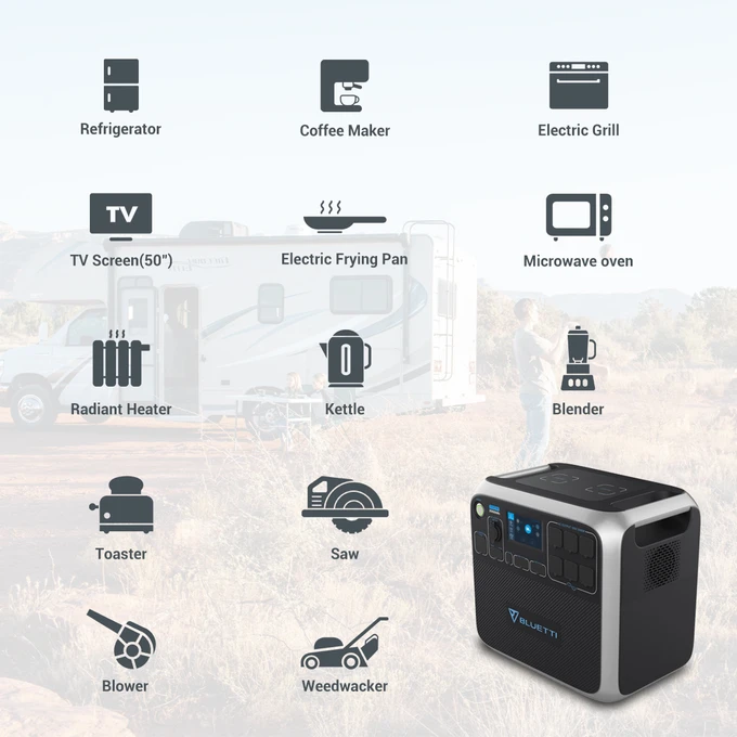 BLUETTI AC200P 2000WH/2000W PORTABLE POWER STATION